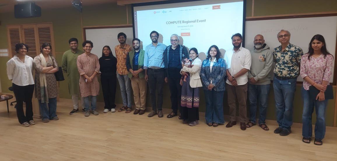 Participants at the ACM COMPUTE 2026 Regional Workshop at Ashoka University