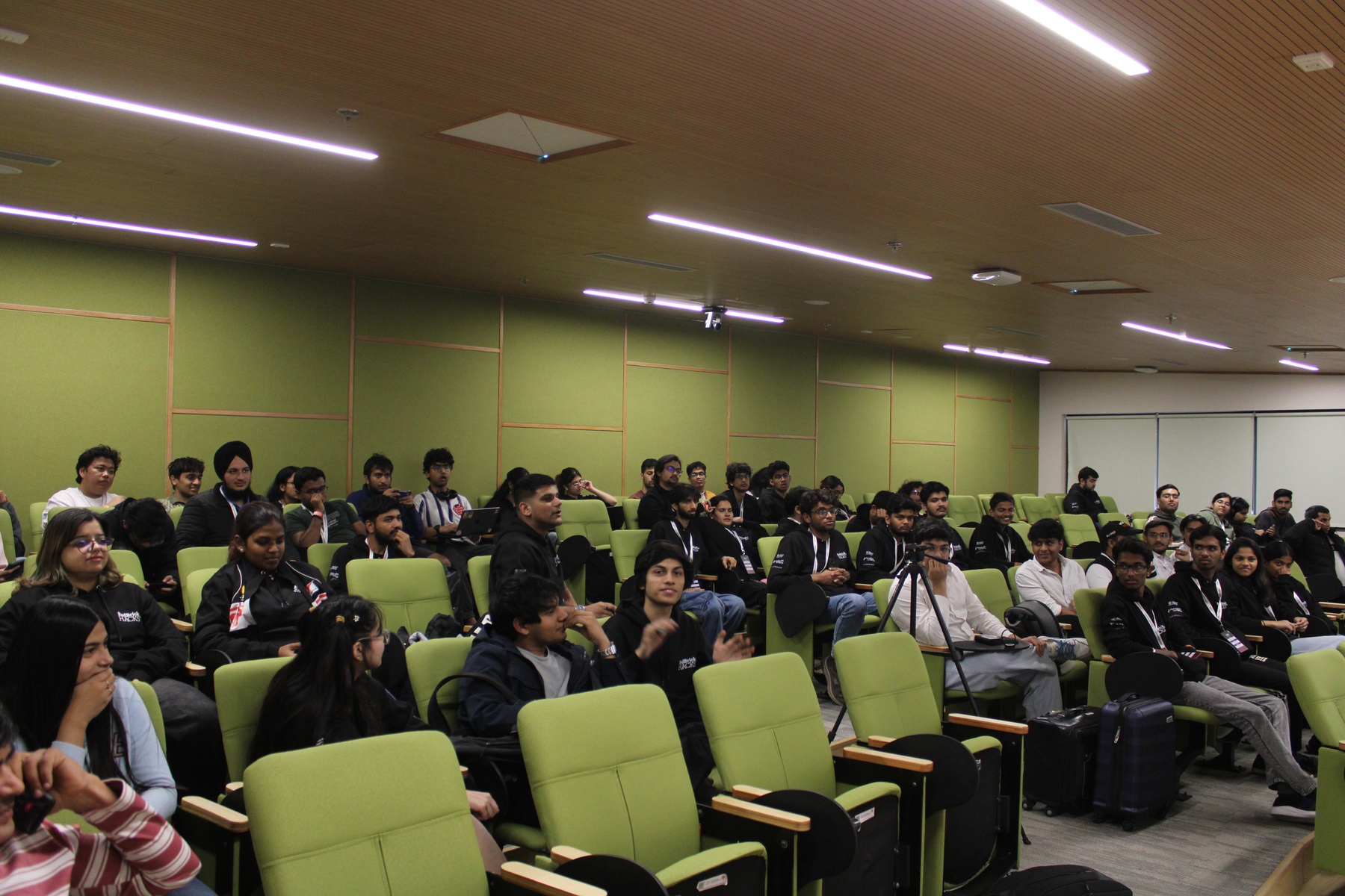 Audience during the opening ceremony of RedBrick Hacks III